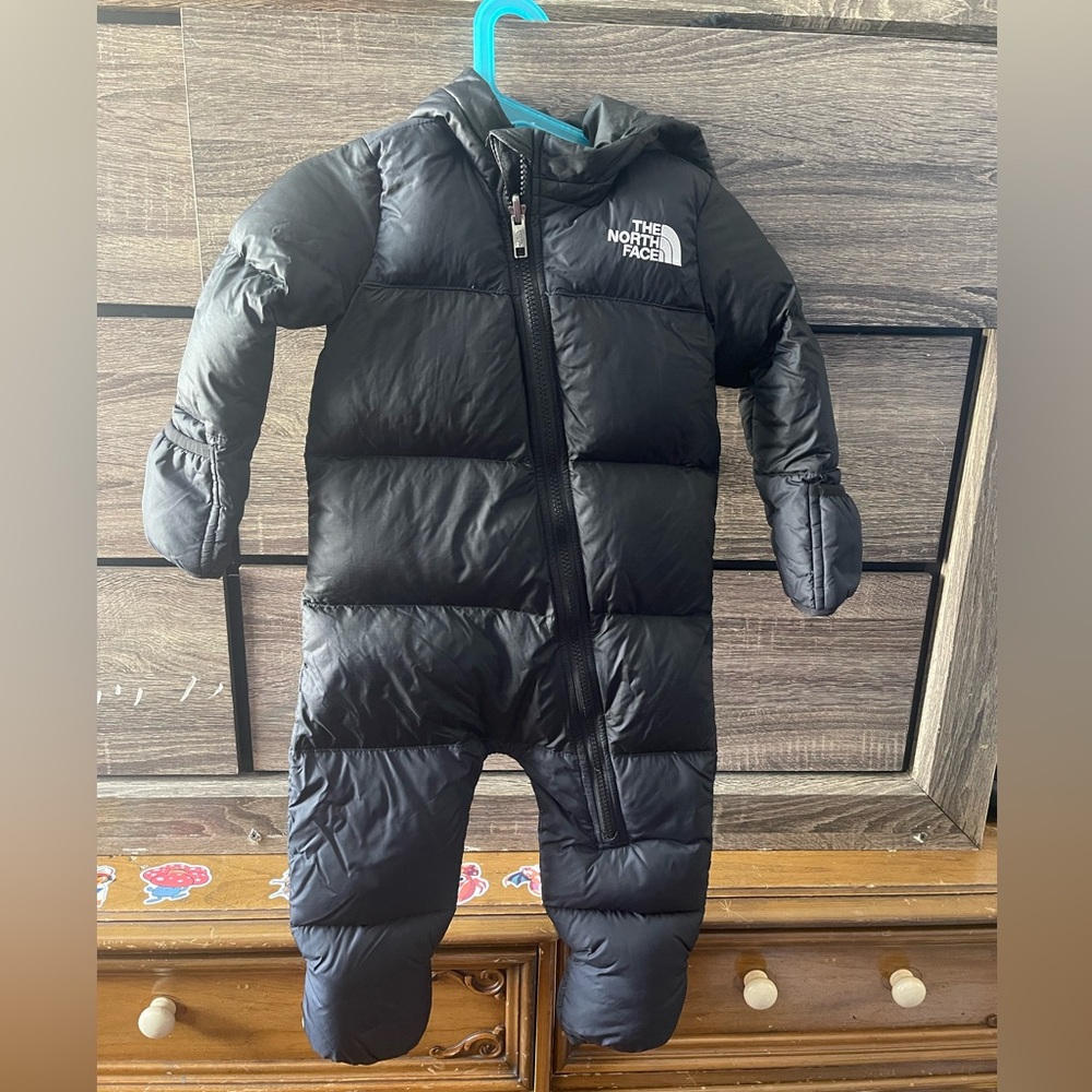 The north face baby snow suit